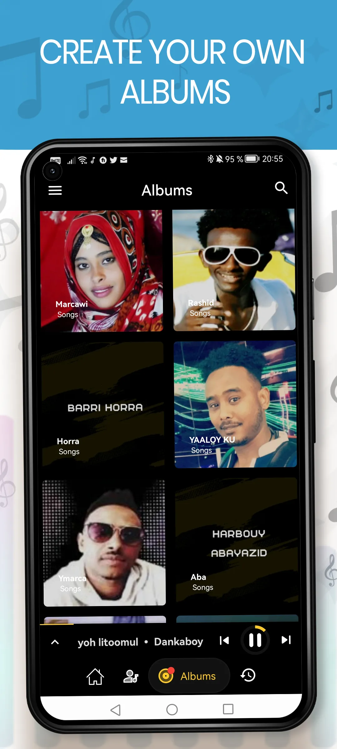 Afar Music Player | Indus Appstore | Screenshot