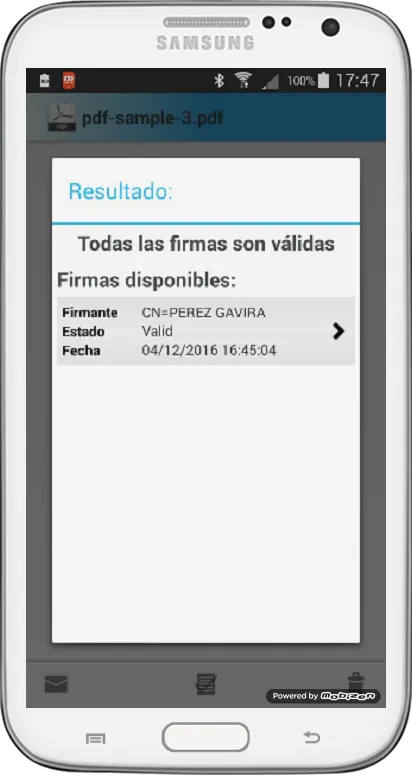 MobileSigner | Indus Appstore | Screenshot