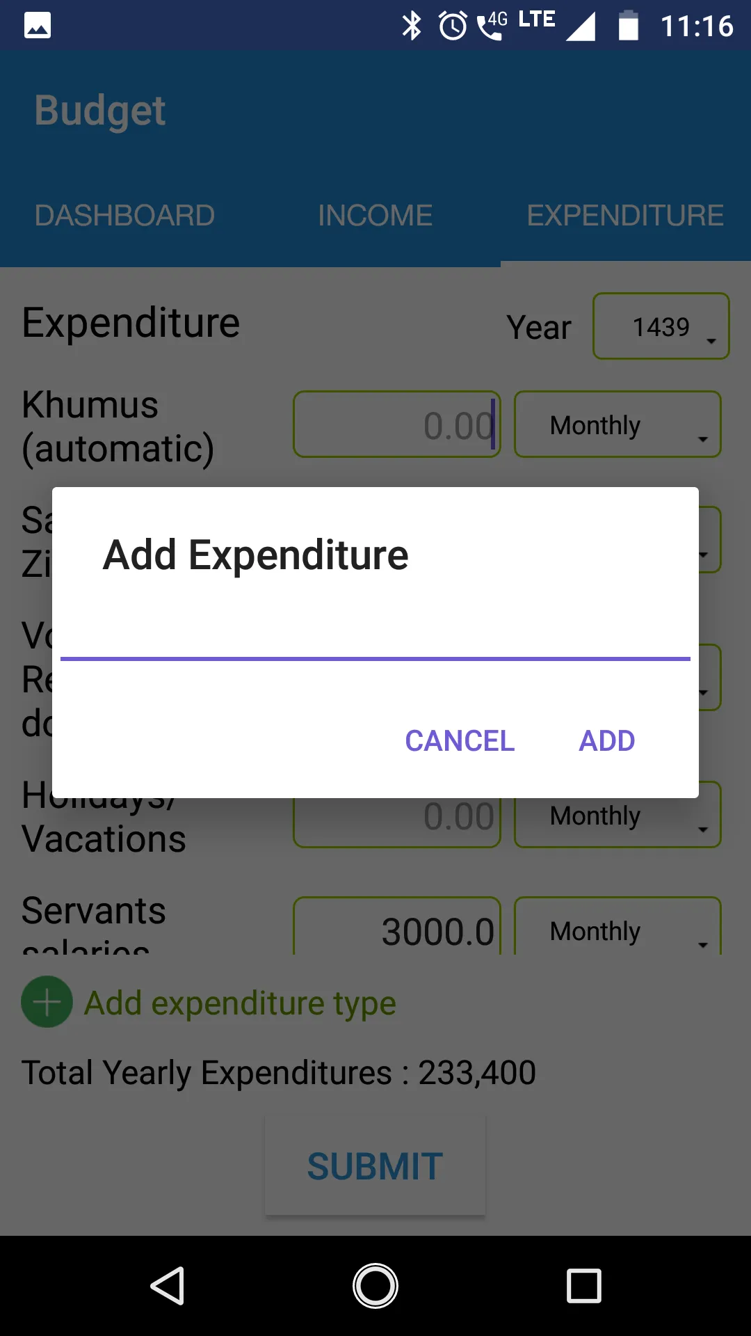 My Budget App | Indus Appstore | Screenshot