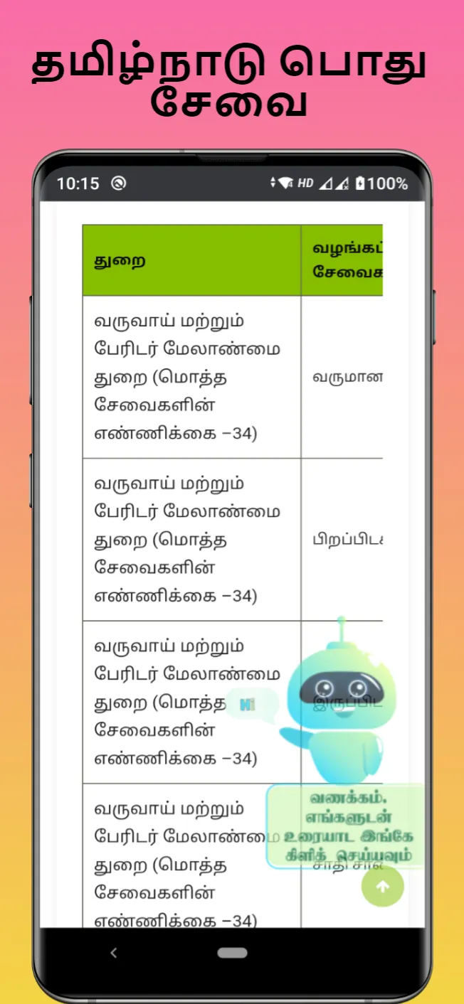 பொது இ சேவை - Tamil E Services | Indus Appstore | Screenshot