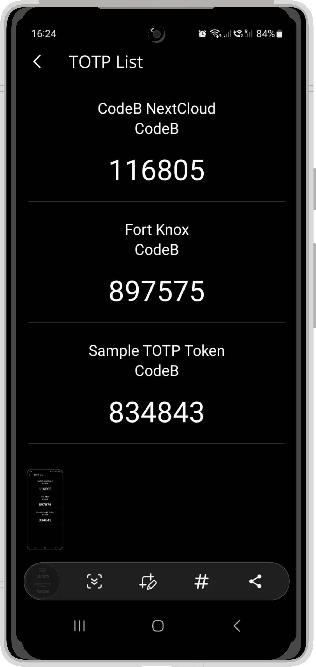 CodeB Authenticator | Indus Appstore | Screenshot