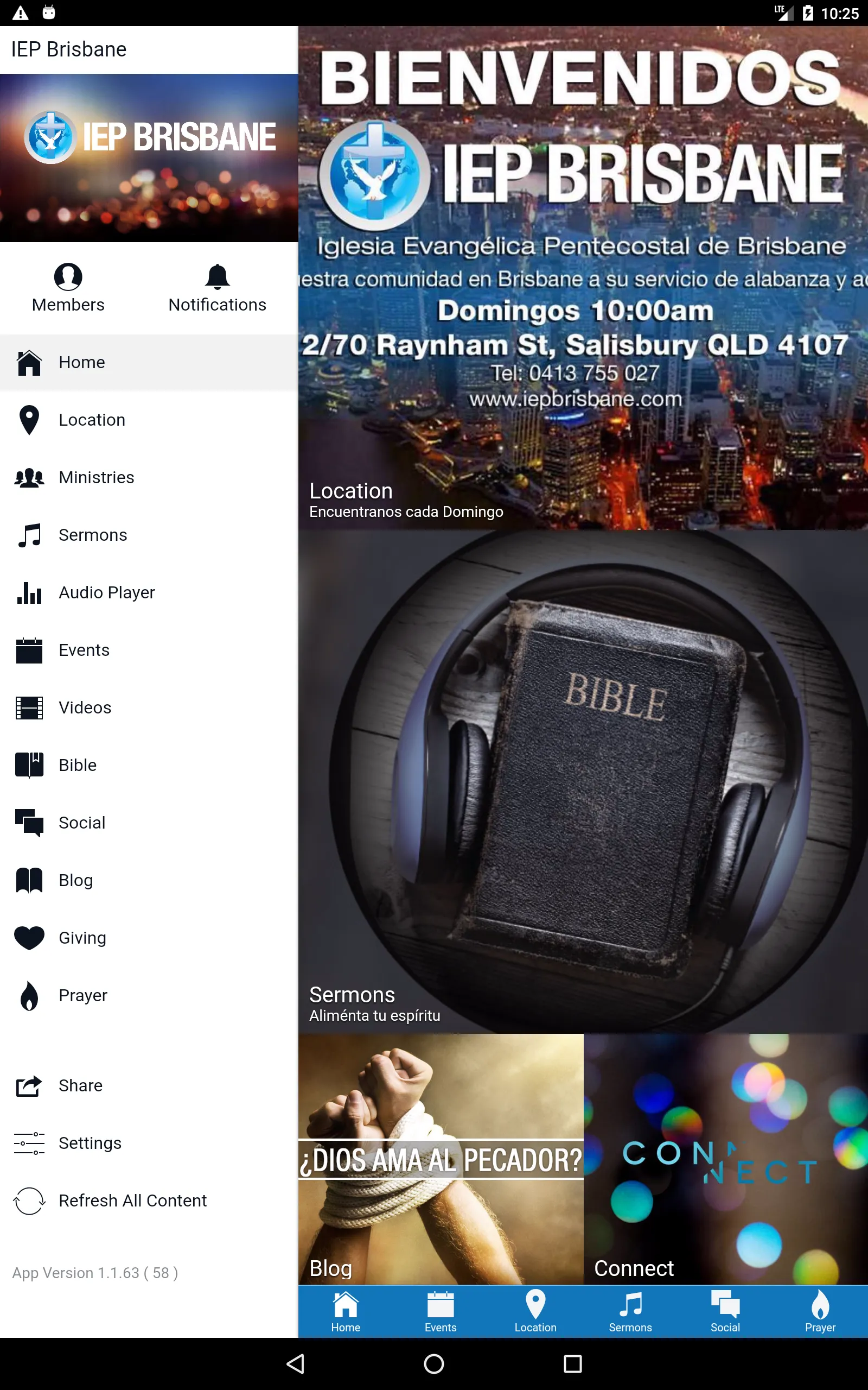 Iglesia Hispana de Brisbane | Indus Appstore | Screenshot