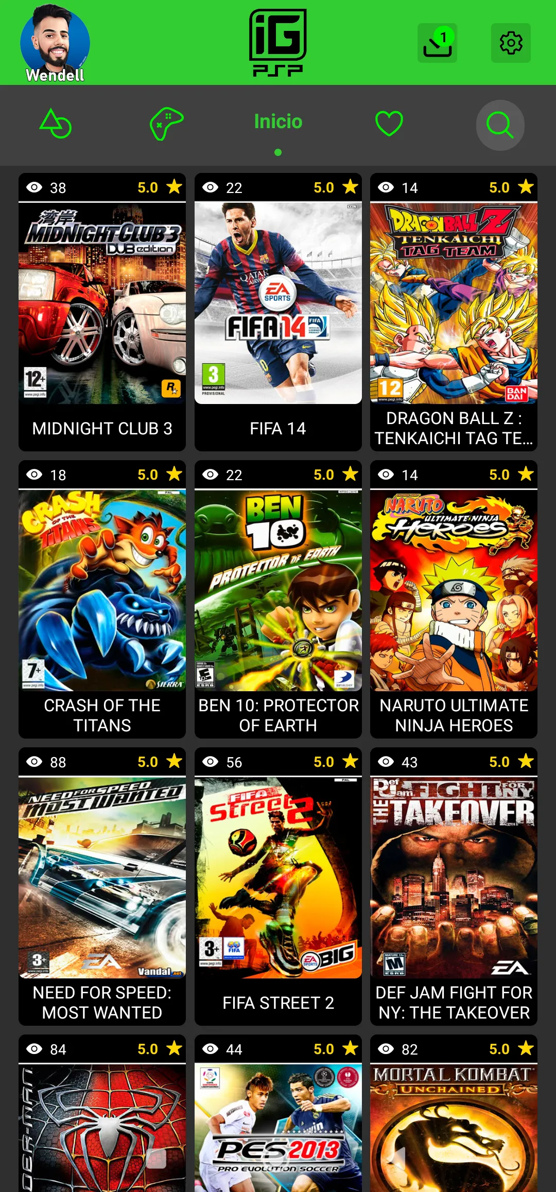 IGAMES PSP | Indus Appstore | Screenshot