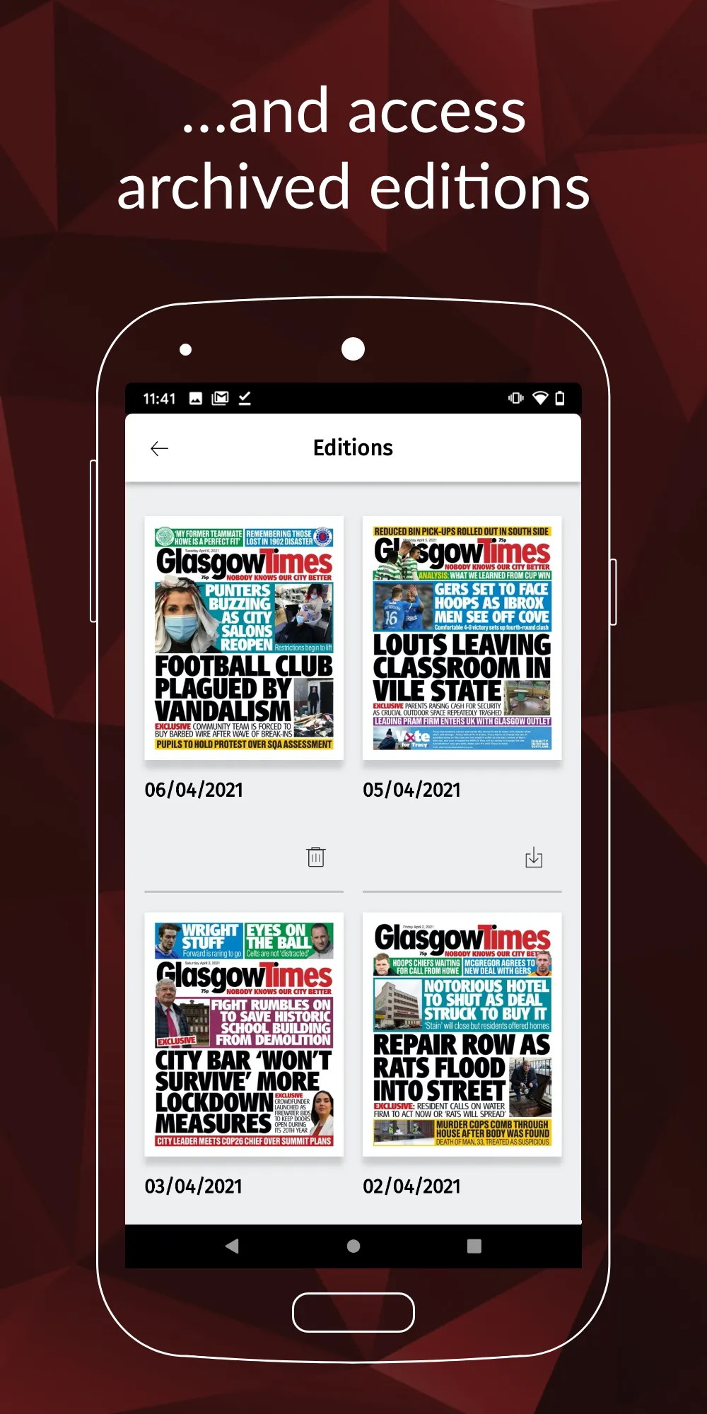 Glasgow Times | Indus Appstore | Screenshot