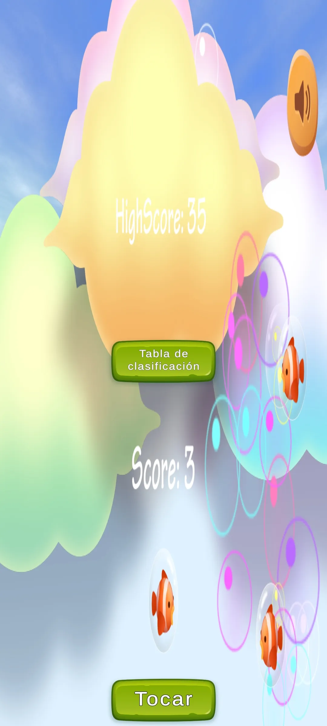 Flying Bubbles Fish | Indus Appstore | Screenshot