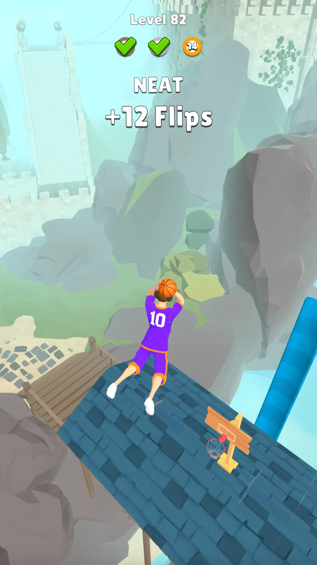 Hoop World: Flip Dunk Game 3D | Indus Appstore | Screenshot