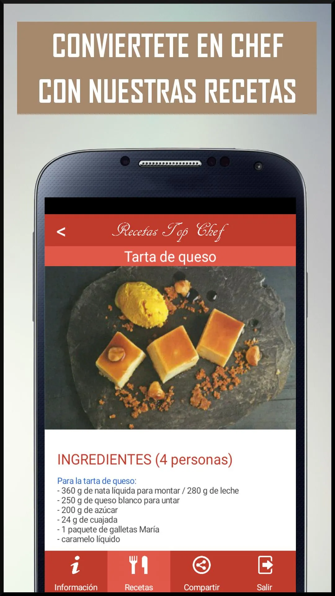 Recetas Chef | Indus Appstore | Screenshot