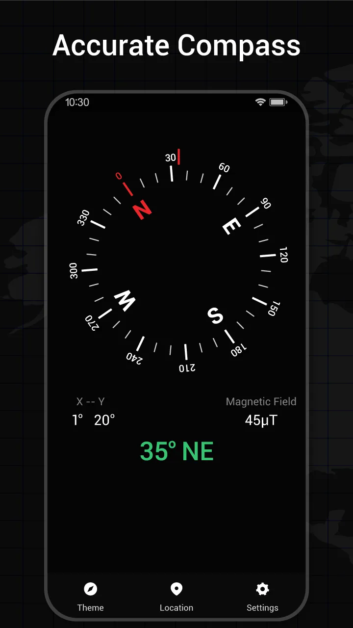 Compass App: Direction Compass | Indus Appstore | Screenshot