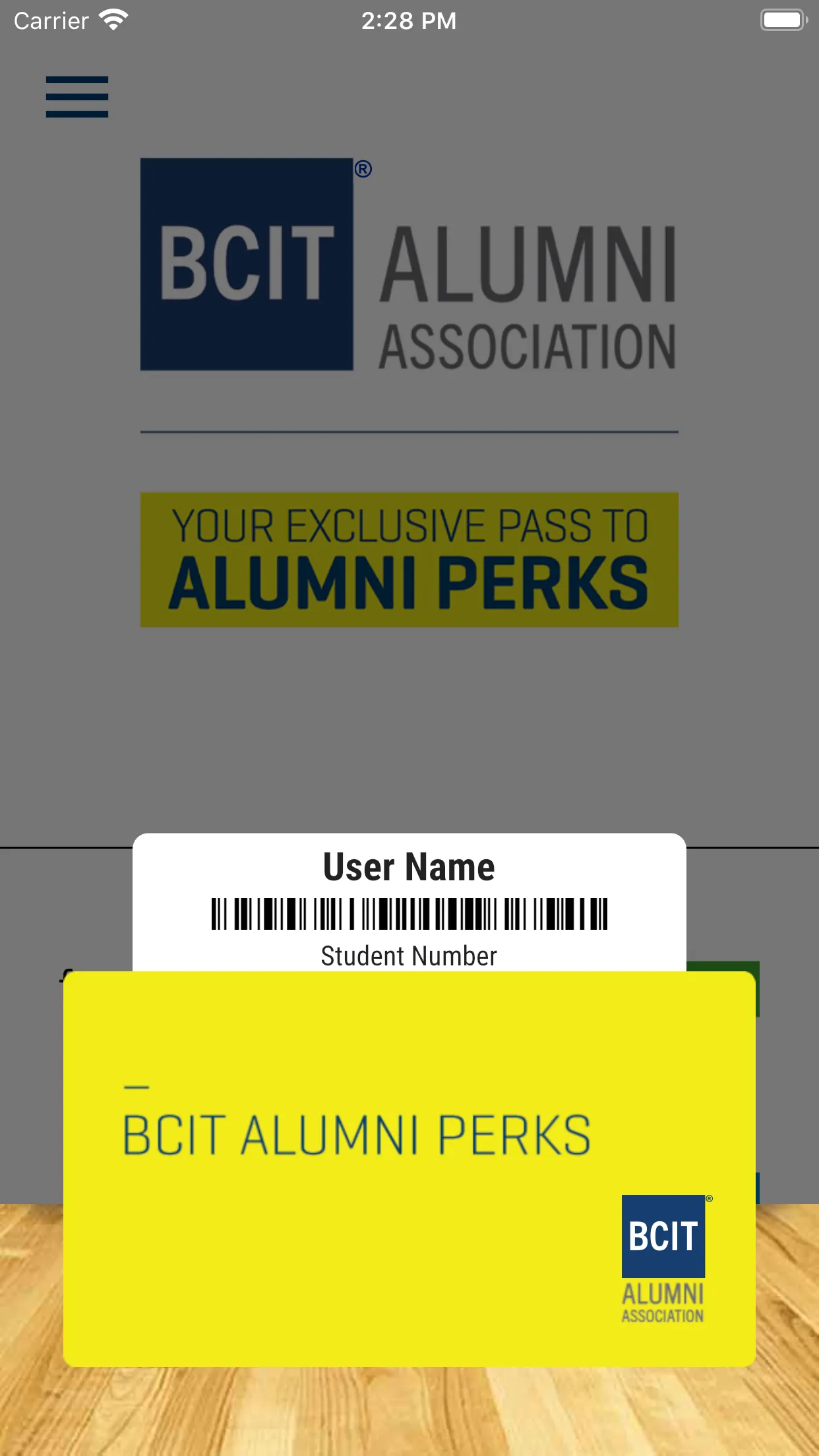 BCIT Alumni Perks | Indus Appstore | Screenshot