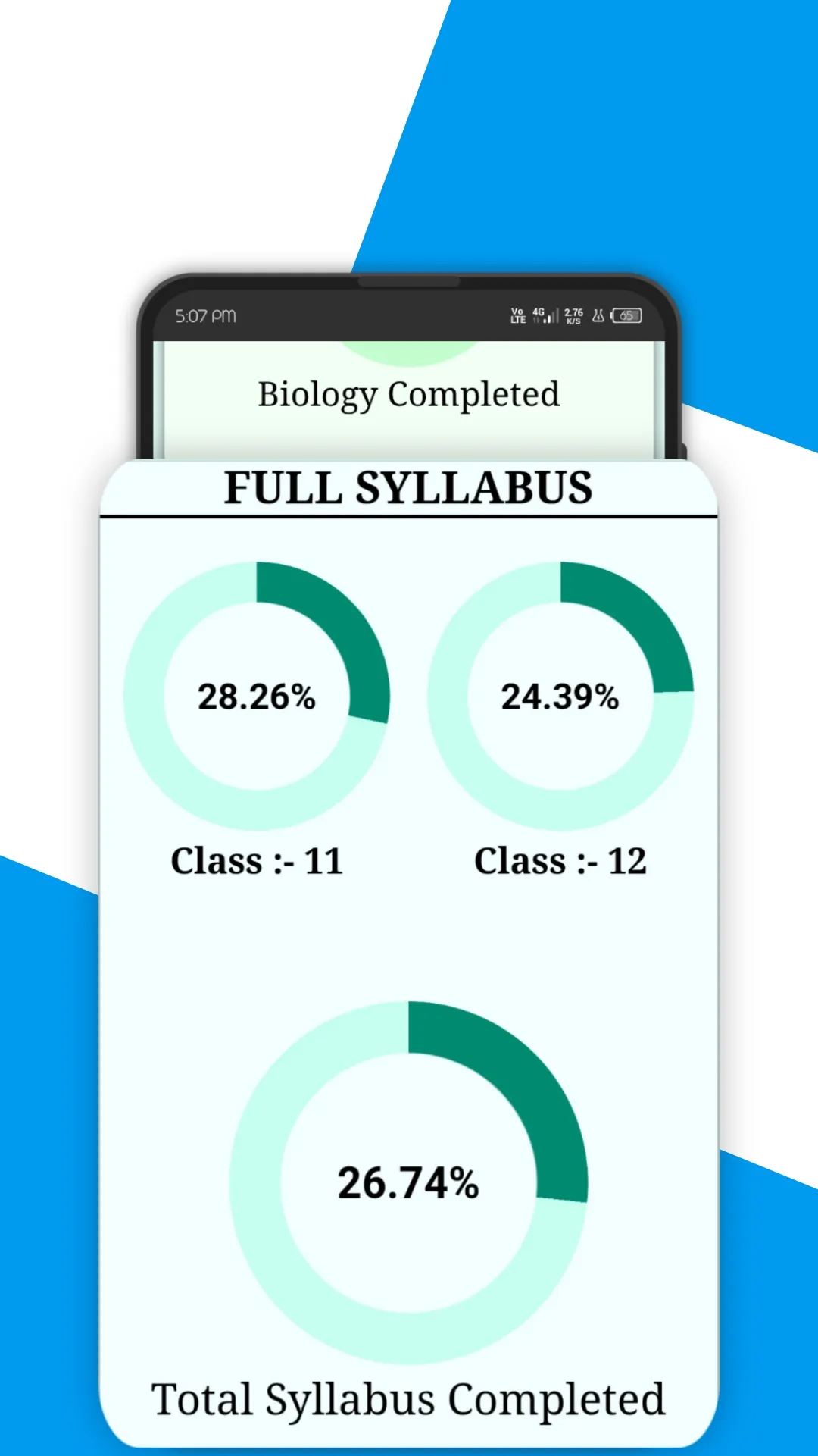 NEET Syllabus Tracker : Visual | Indus Appstore | Screenshot