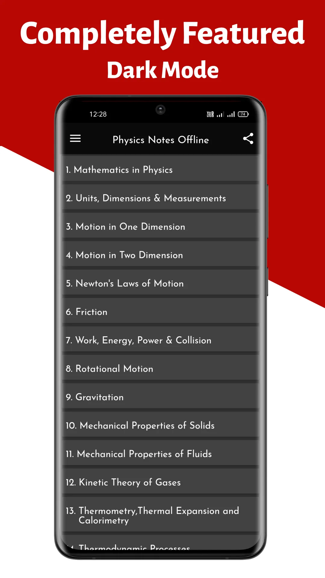 Physics Notes for JEE and NEET | Indus Appstore | Screenshot