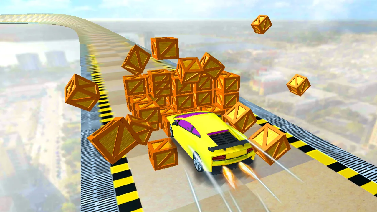 Car Stunts -  Impossible Track | Indus Appstore | Screenshot