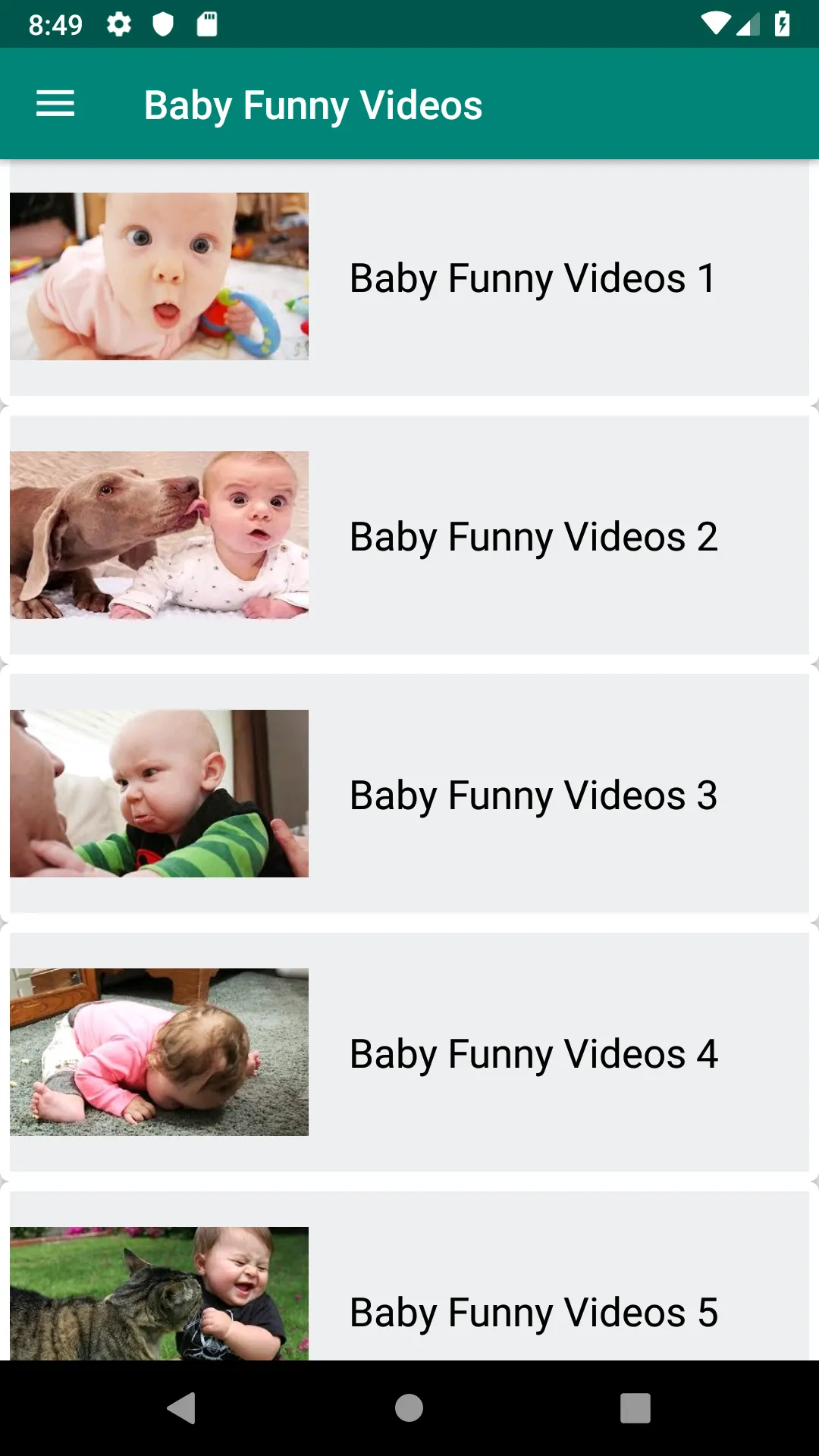 Baby Funny Videos | Indus Appstore | Screenshot