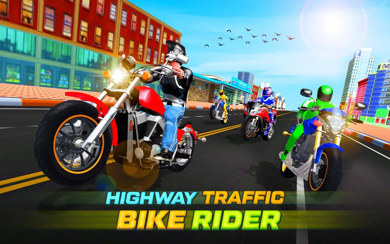 Highway Rider Bike Racing Game | Indus Appstore | Screenshot