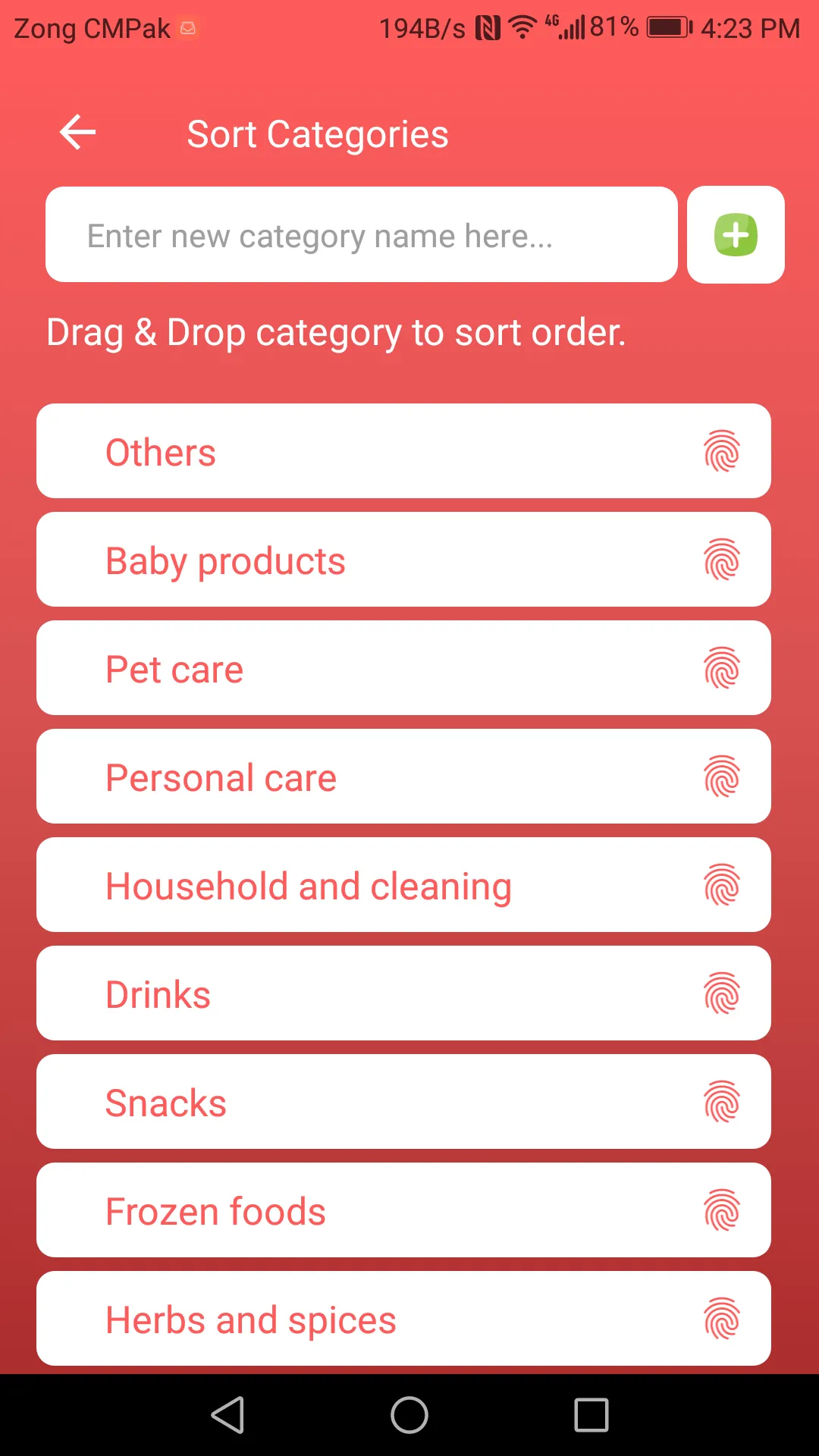 A Simple Grocery Shopping List | Indus Appstore | Screenshot