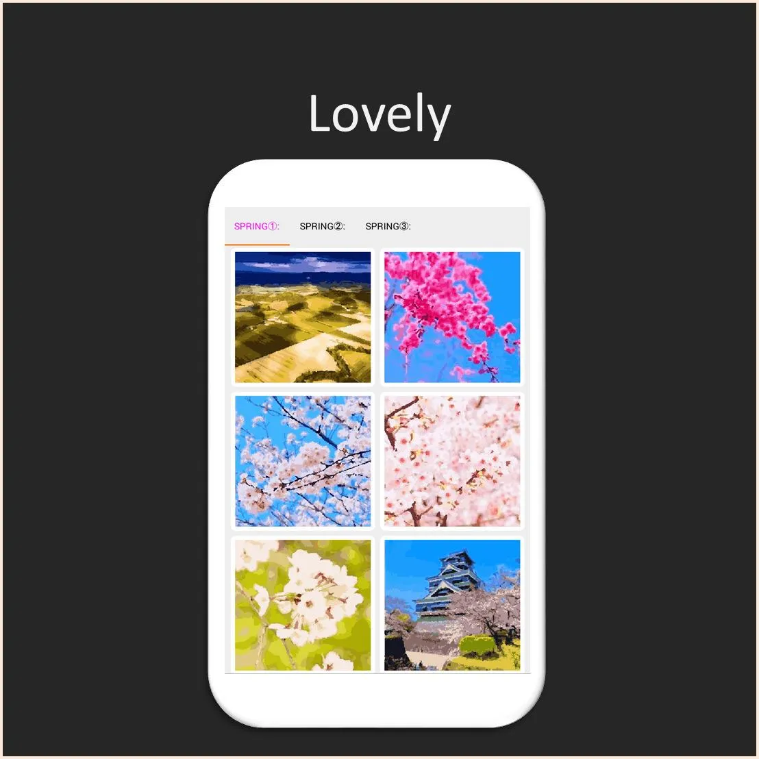 Color by Number - spring | Indus Appstore | Screenshot