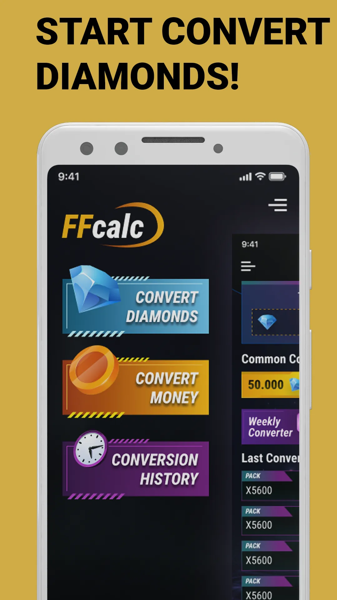 FFCalc | Diamonds Calc Convert | Indus Appstore | Screenshot