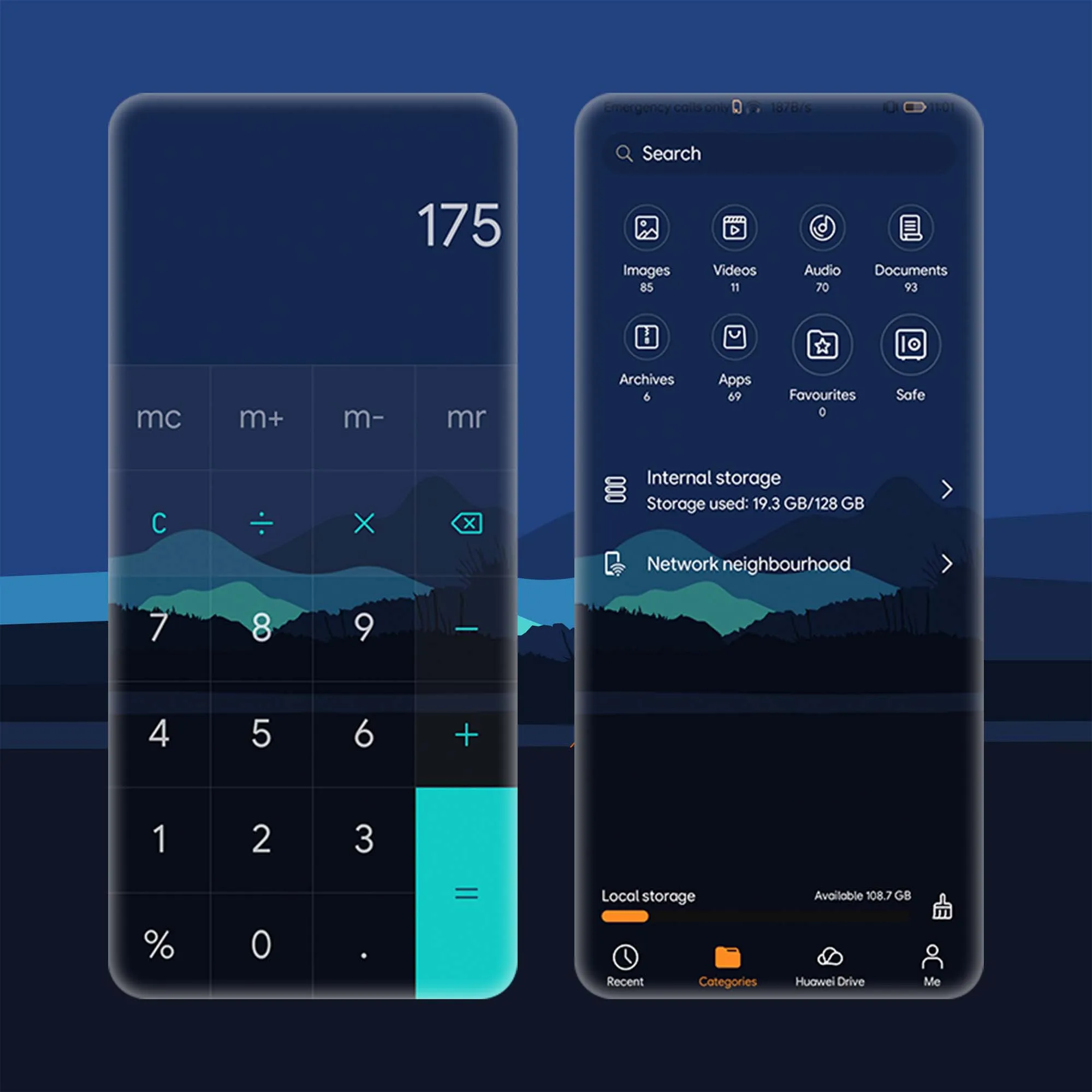 DarkVibe EMUI | MAGIC UI THEME | Indus Appstore | Screenshot