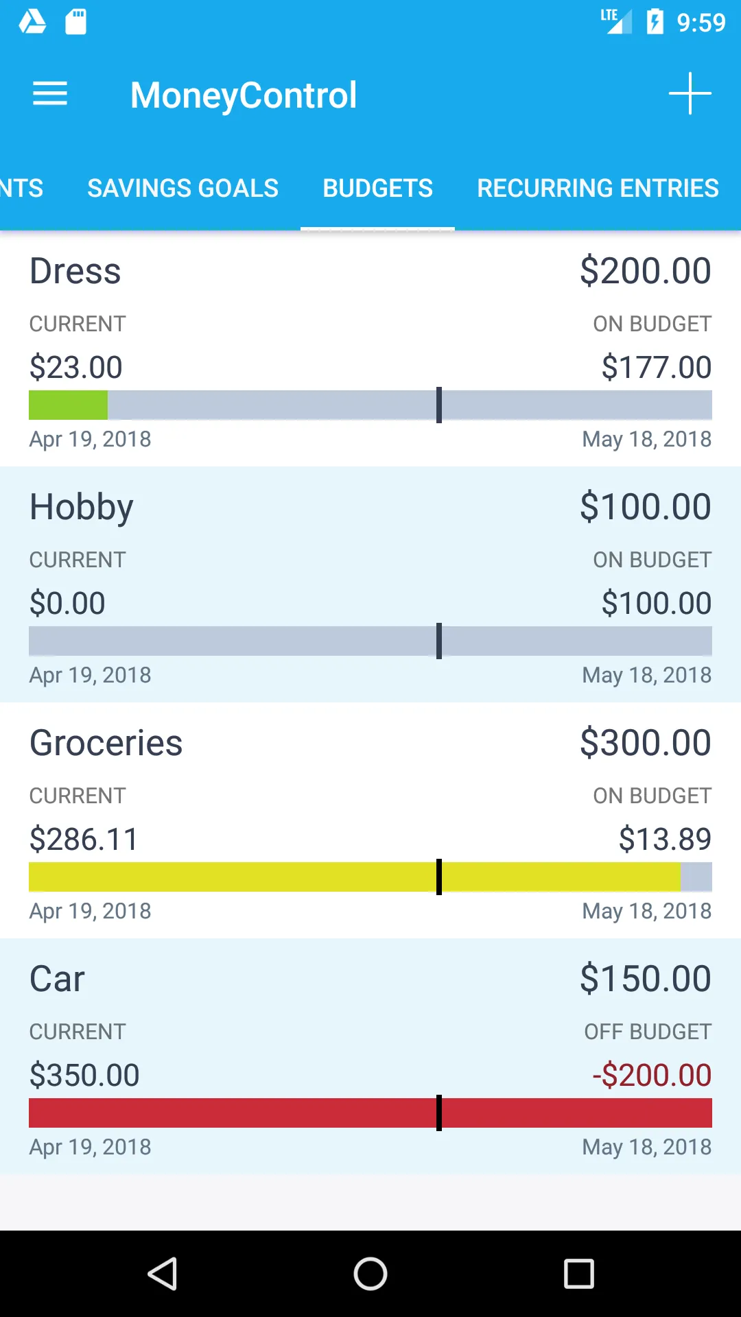 MoneyControl Expense Tracking | Indus Appstore | Screenshot