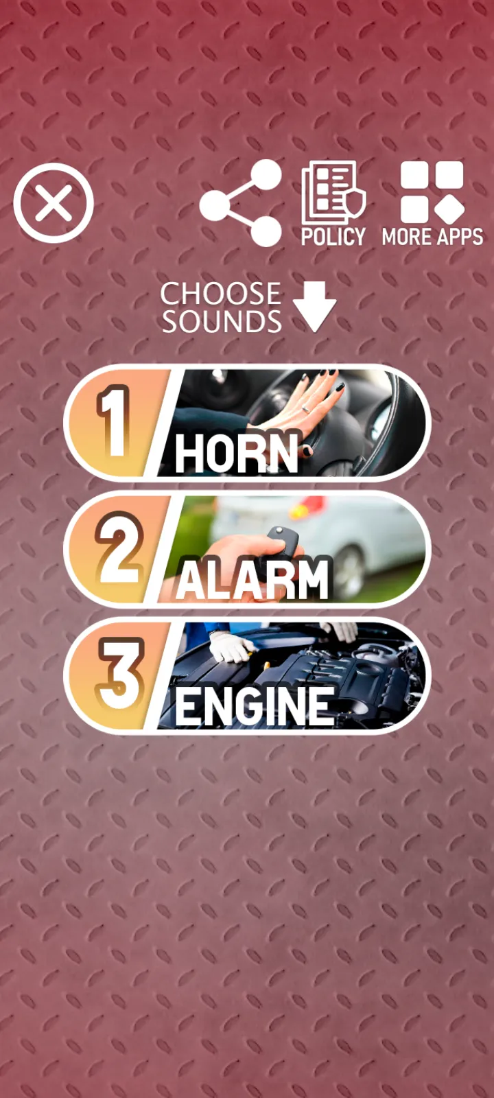 Car sounds | Indus Appstore | Screenshot