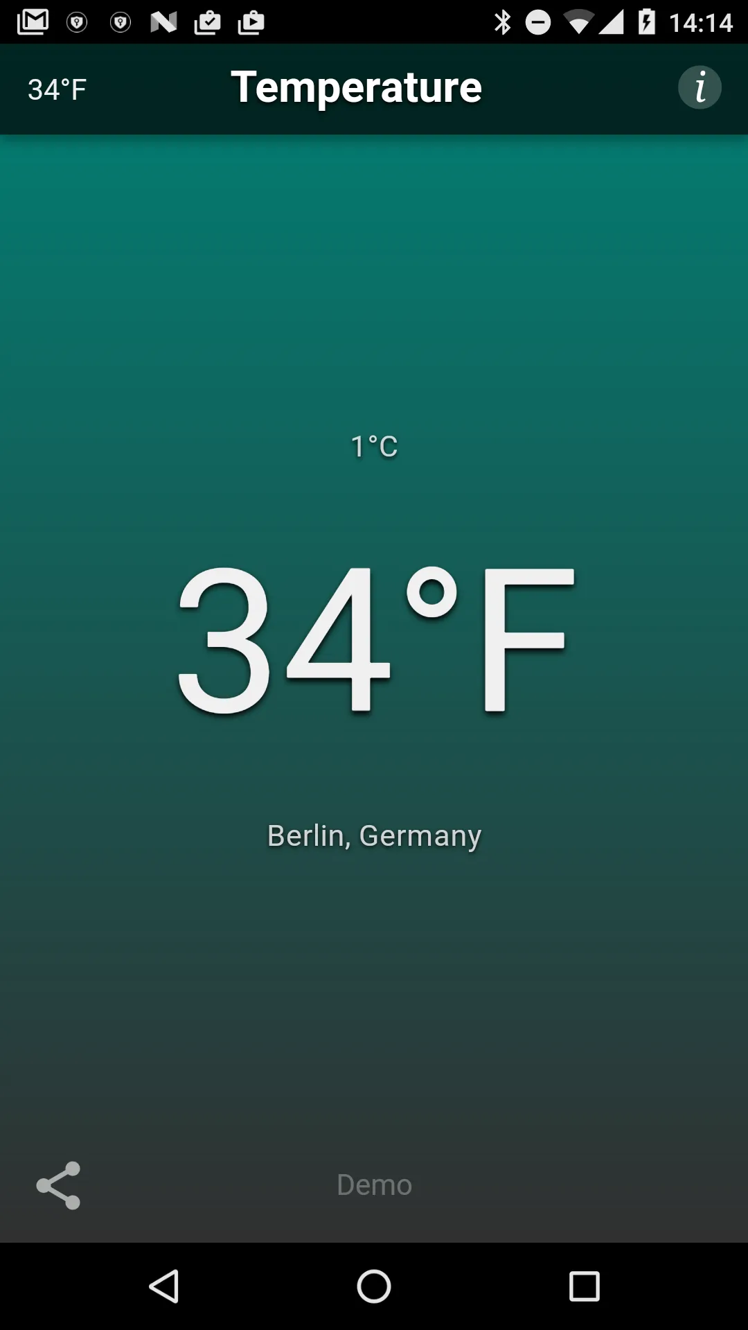 Temperature | Indus Appstore | Screenshot