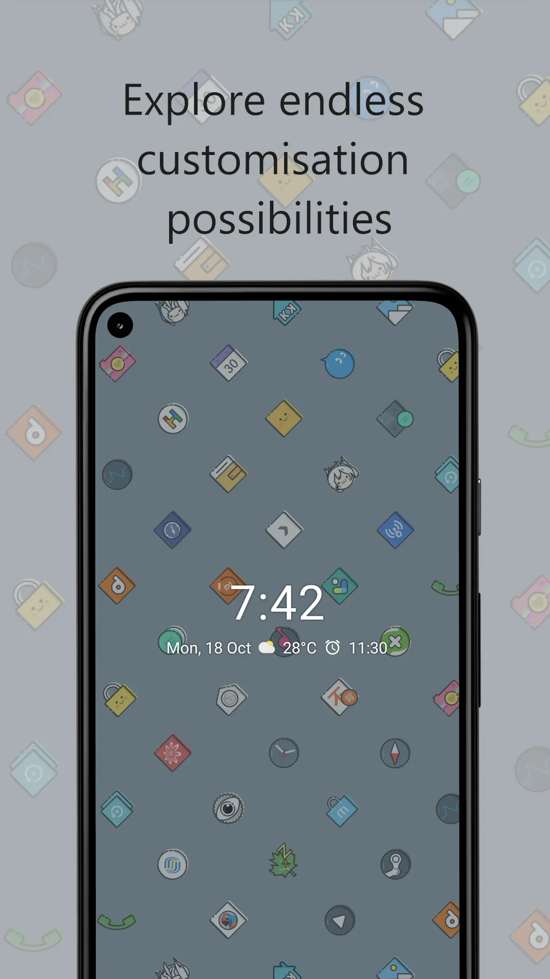 Scrolling Icons Live Wallpaper | Indus Appstore | Screenshot