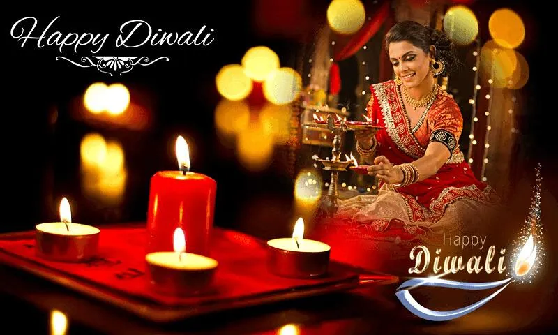 Happy Diwali Photo Frame | Indus Appstore | Screenshot