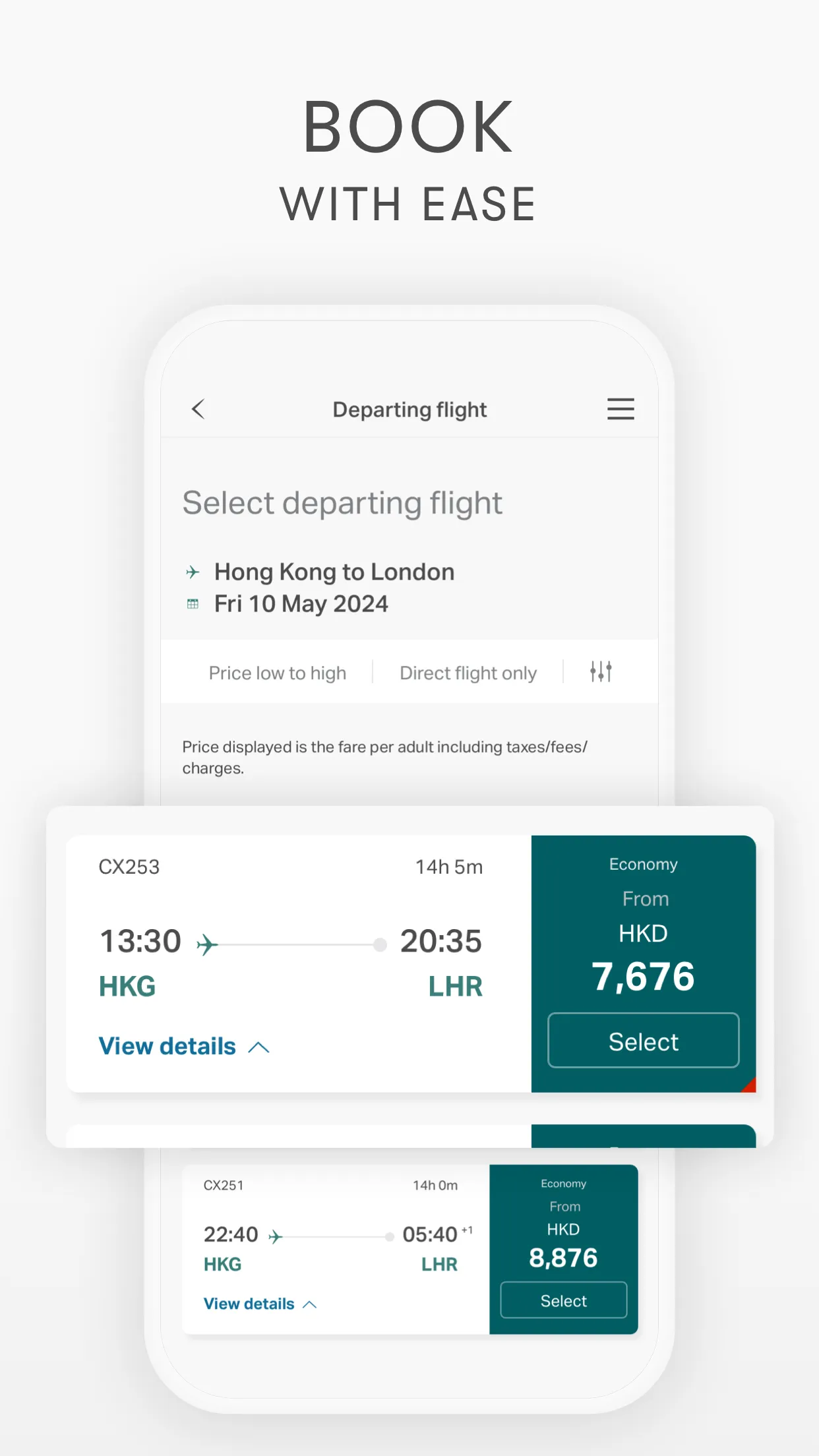 Cathay Pacific | Indus Appstore | Screenshot
