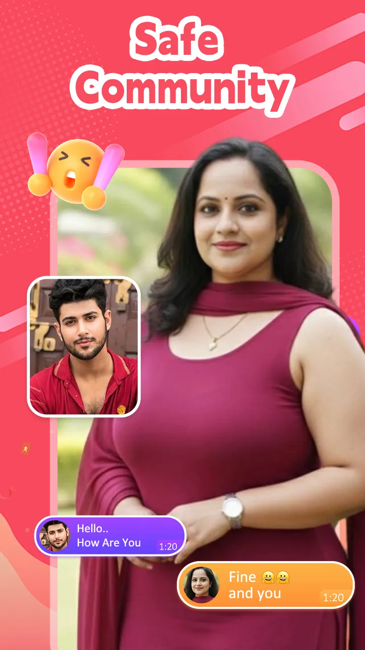 Omego – Chat & Video Call | Indus Appstore | Screenshot