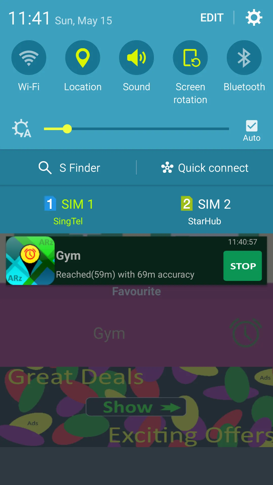 GPS Alarm/ Location Alarm | Indus Appstore | Screenshot