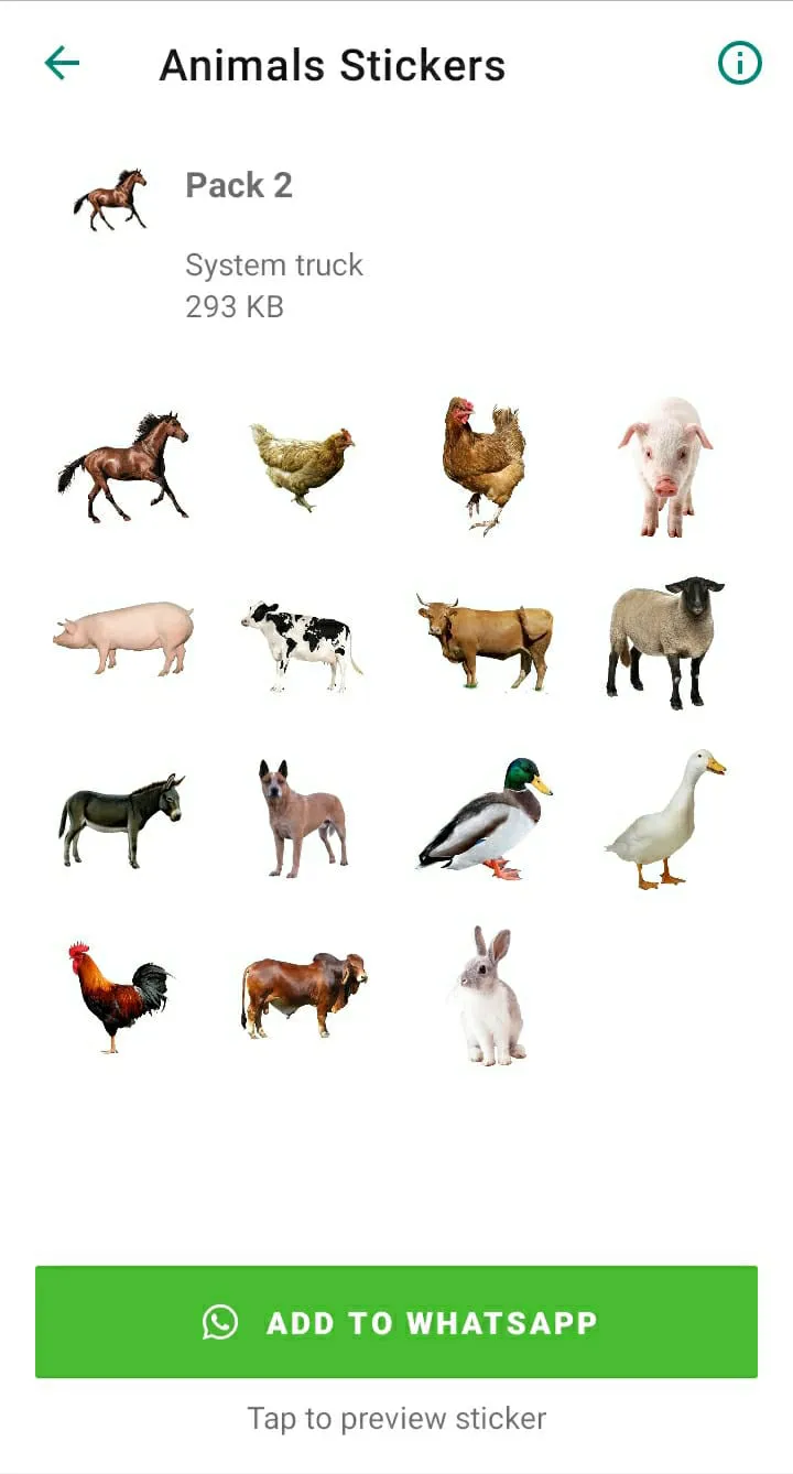 Animals Stickers | Indus Appstore | Screenshot