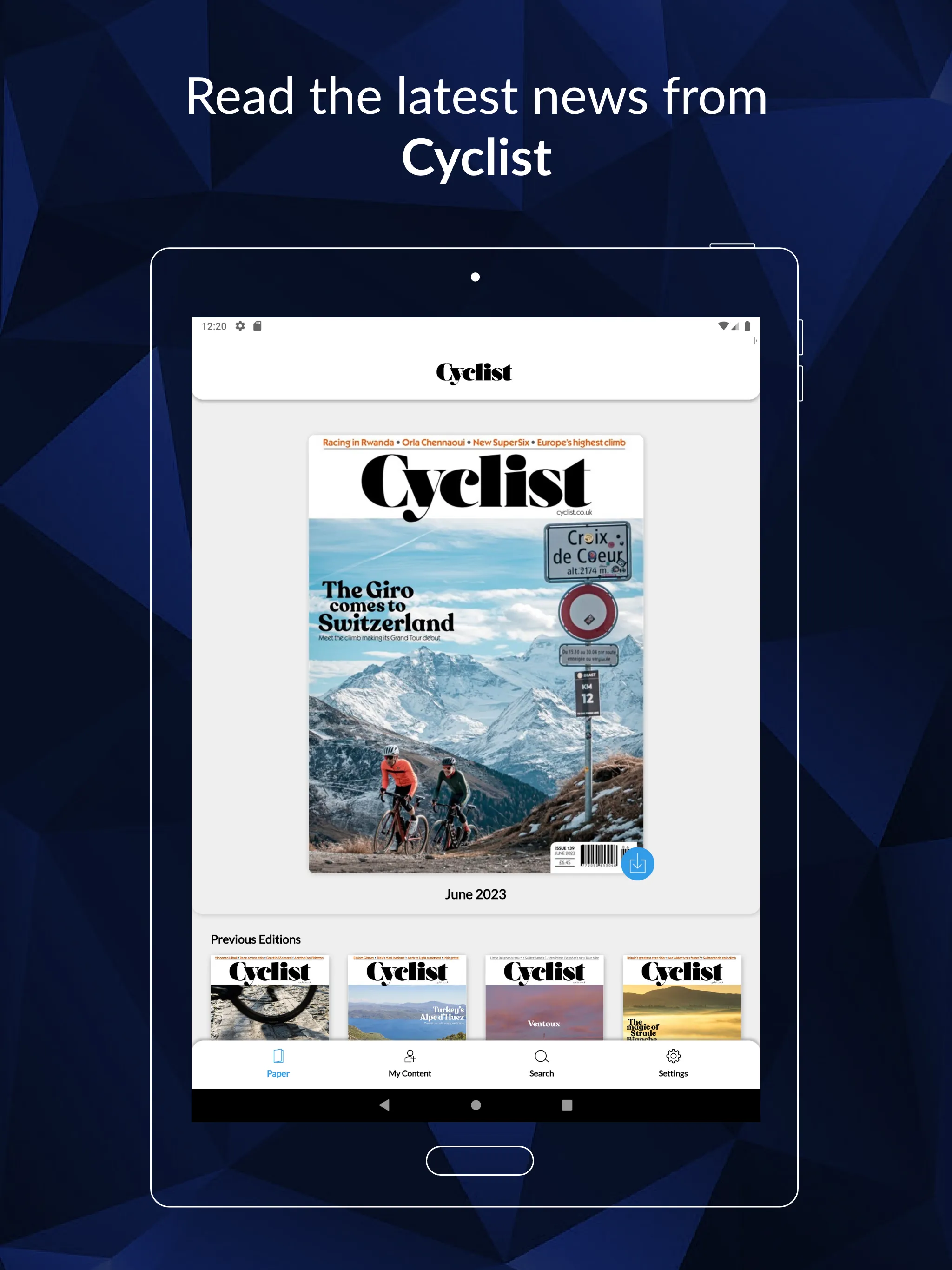 Cyclist: Road Cycling Magazine | Indus Appstore | Screenshot