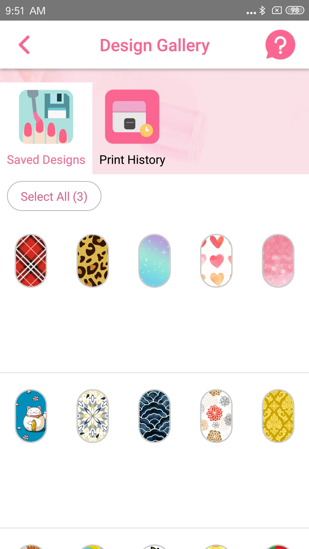 FUNAI Nailart App | Indus Appstore | Screenshot