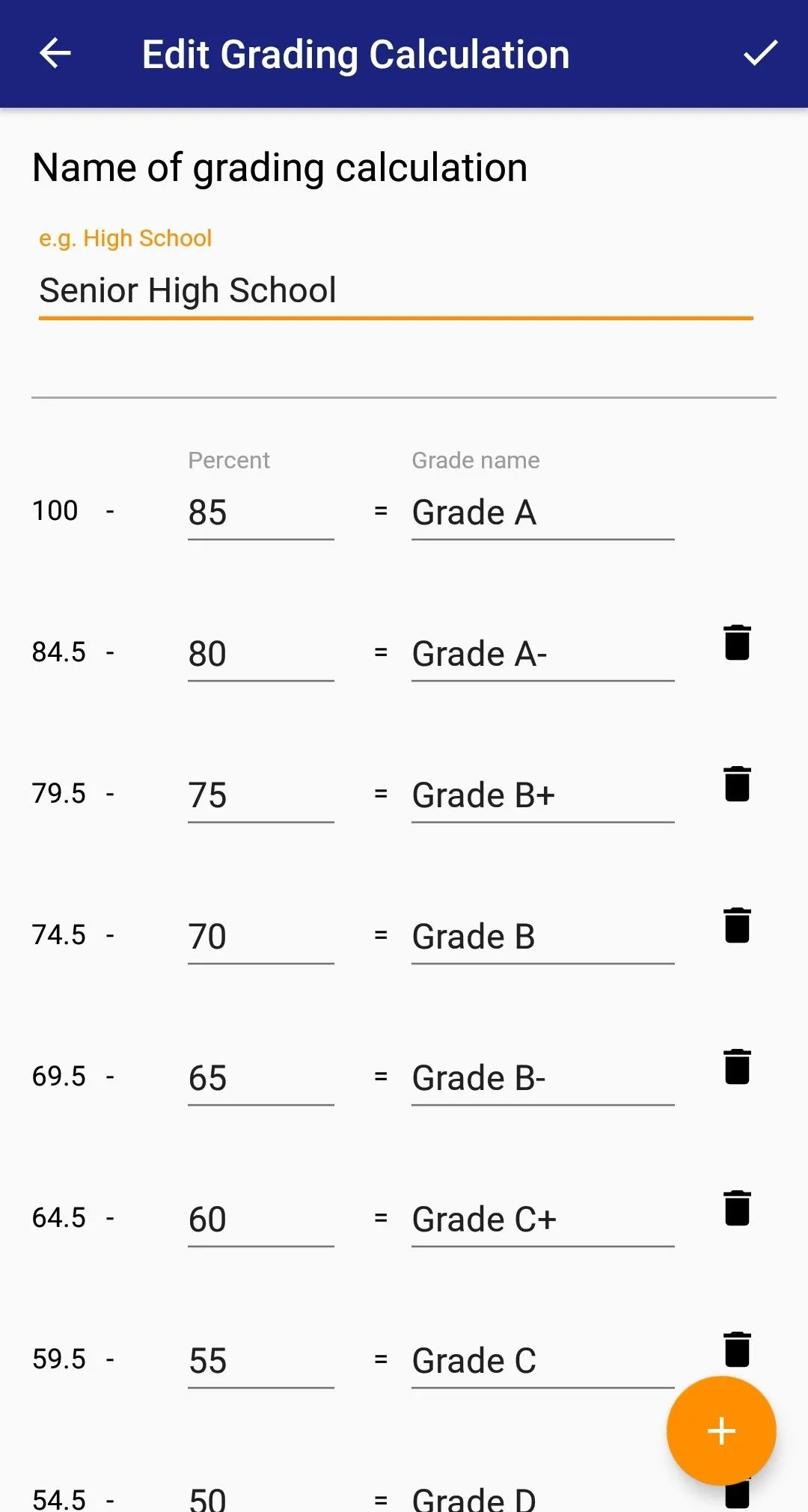 Grading Calculation (Teachers) | Indus Appstore | Screenshot