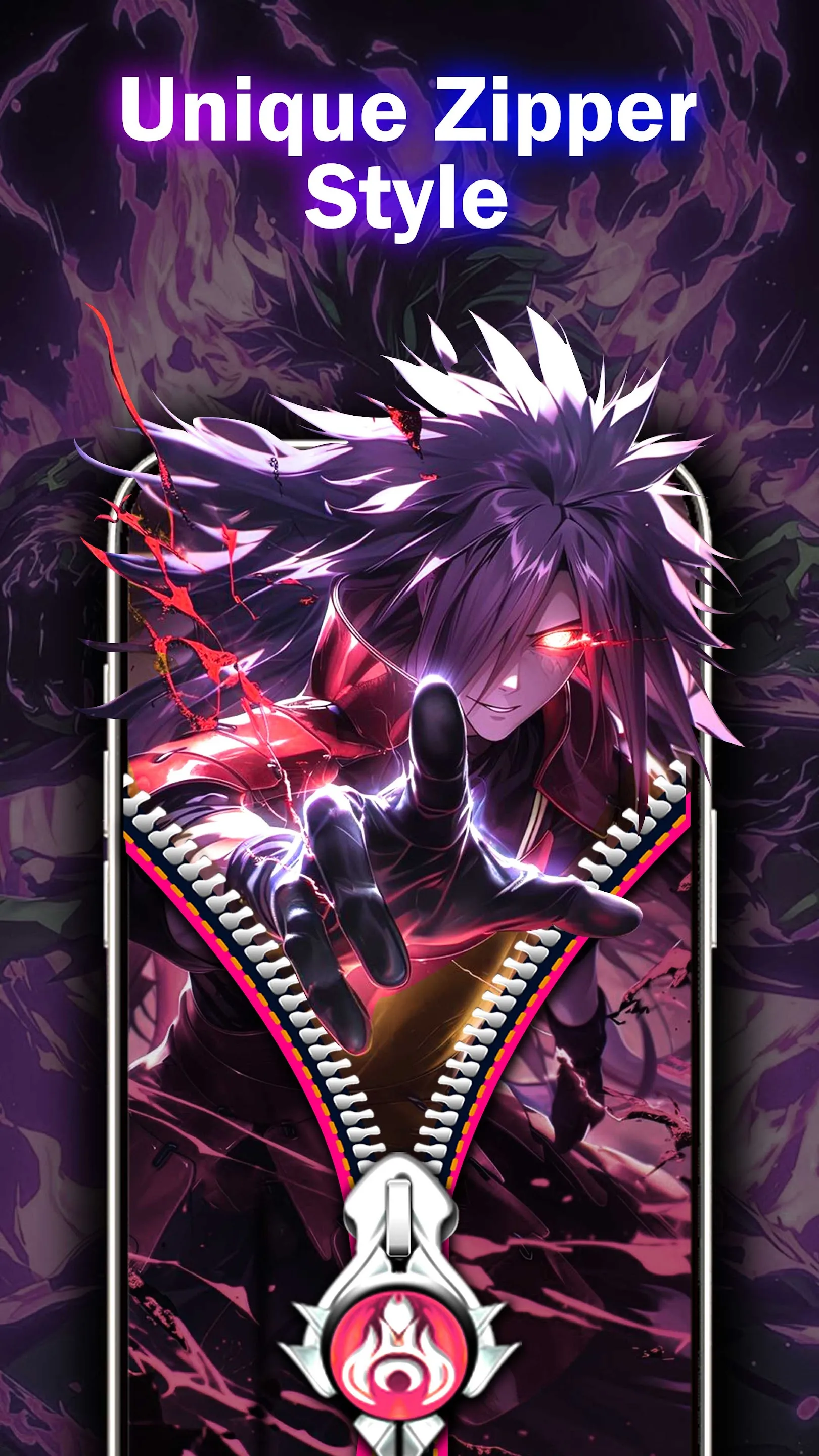 Zipper Lock Screen Wallpaper | Indus Appstore | Screenshot
