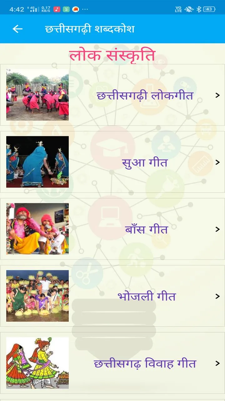 छत्‍तीसगढ़ी शब्दकोश | Indus Appstore | Screenshot