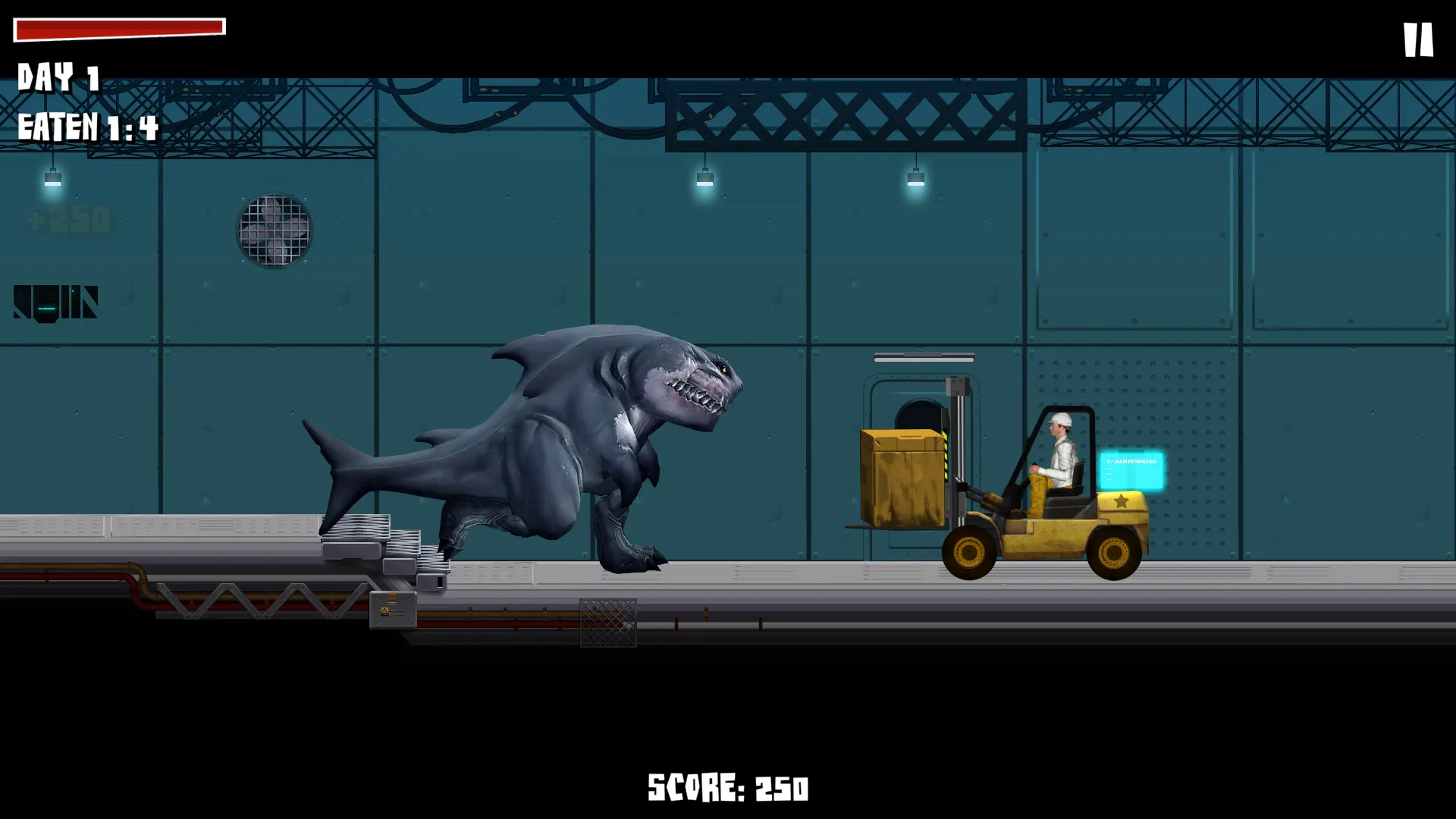 Sharkosaurus Rampage | Indus Appstore | Screenshot