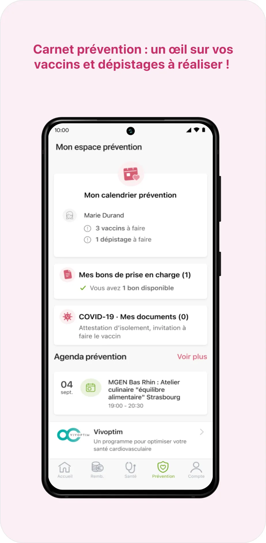 MGEN Mutuelle Espace Personnel | Indus Appstore | Screenshot