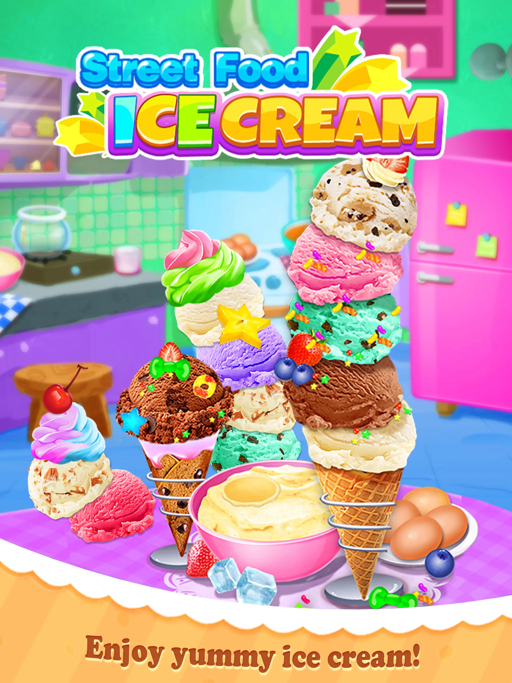 Ice Cream Maker - Street Food | Indus Appstore | Screenshot