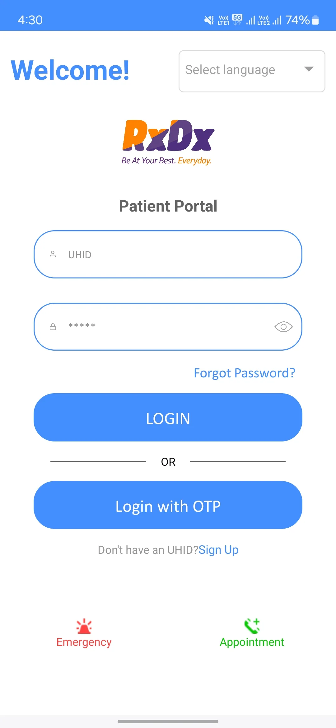 RxDx Healthcare Patient Portal | Indus Appstore | Screenshot