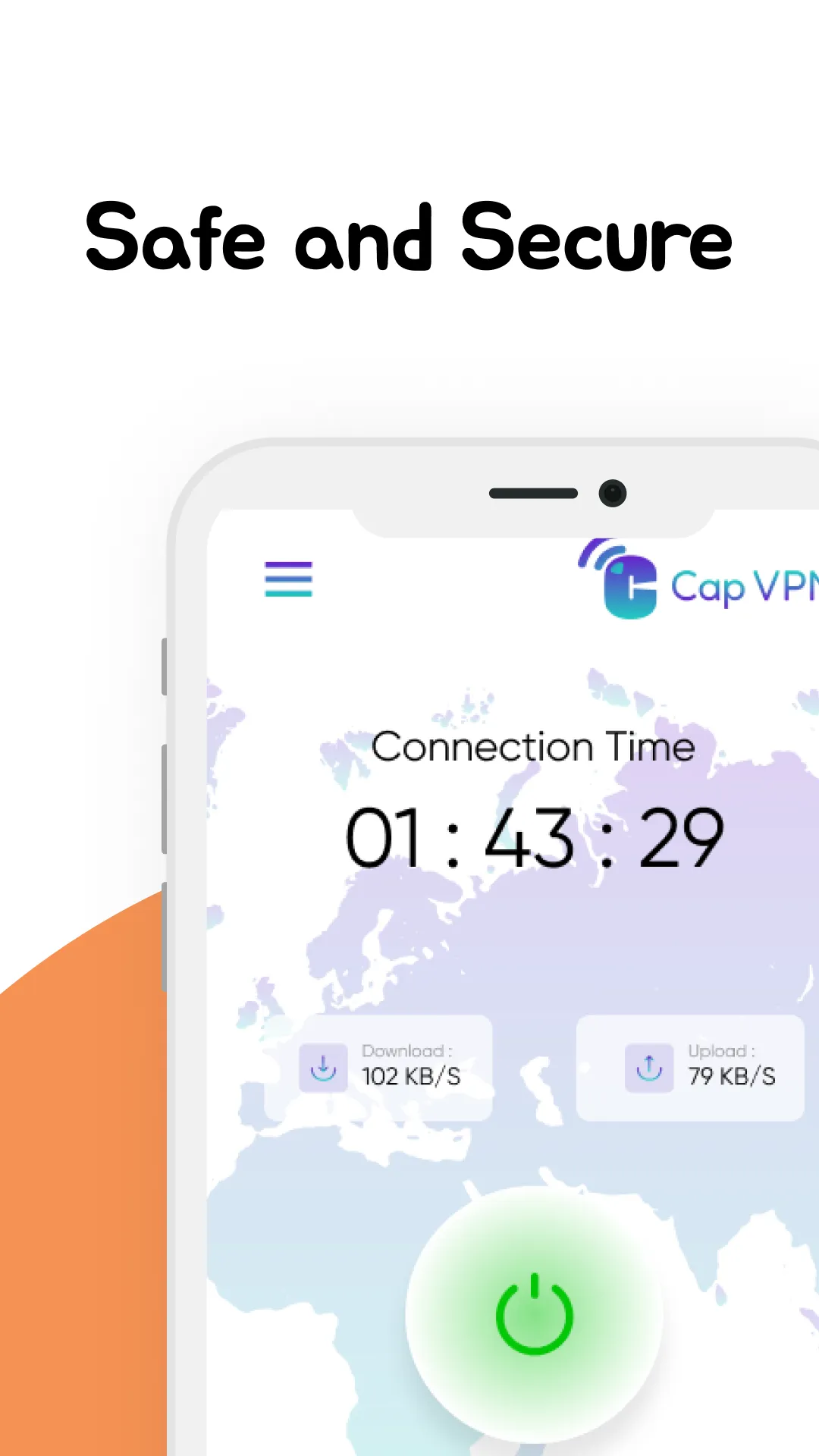 Cap VPN - Fast & Secure | Indus Appstore | Screenshot