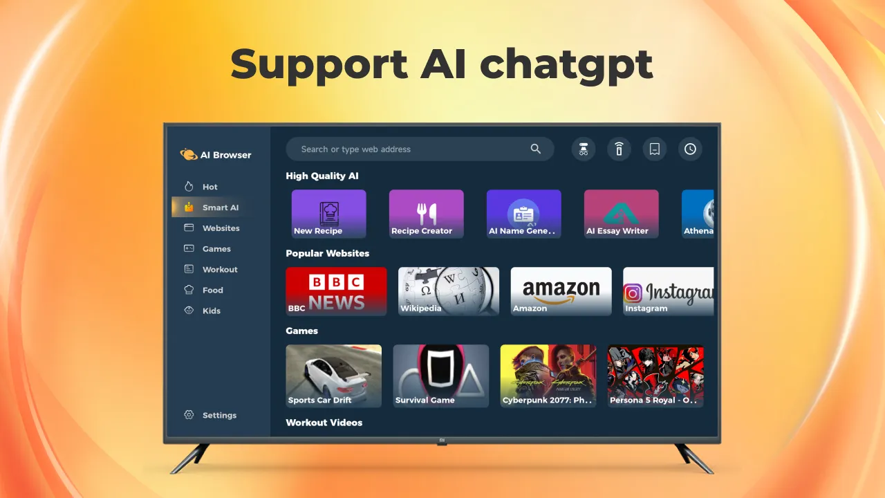 AI Browser - TV Browser | Indus Appstore | Screenshot