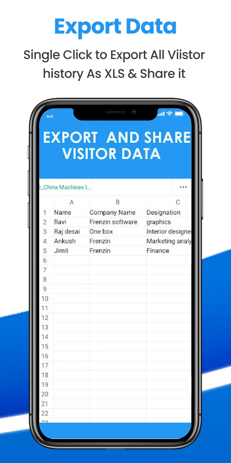 Visitor Book -Card Scan | Indus Appstore | Screenshot