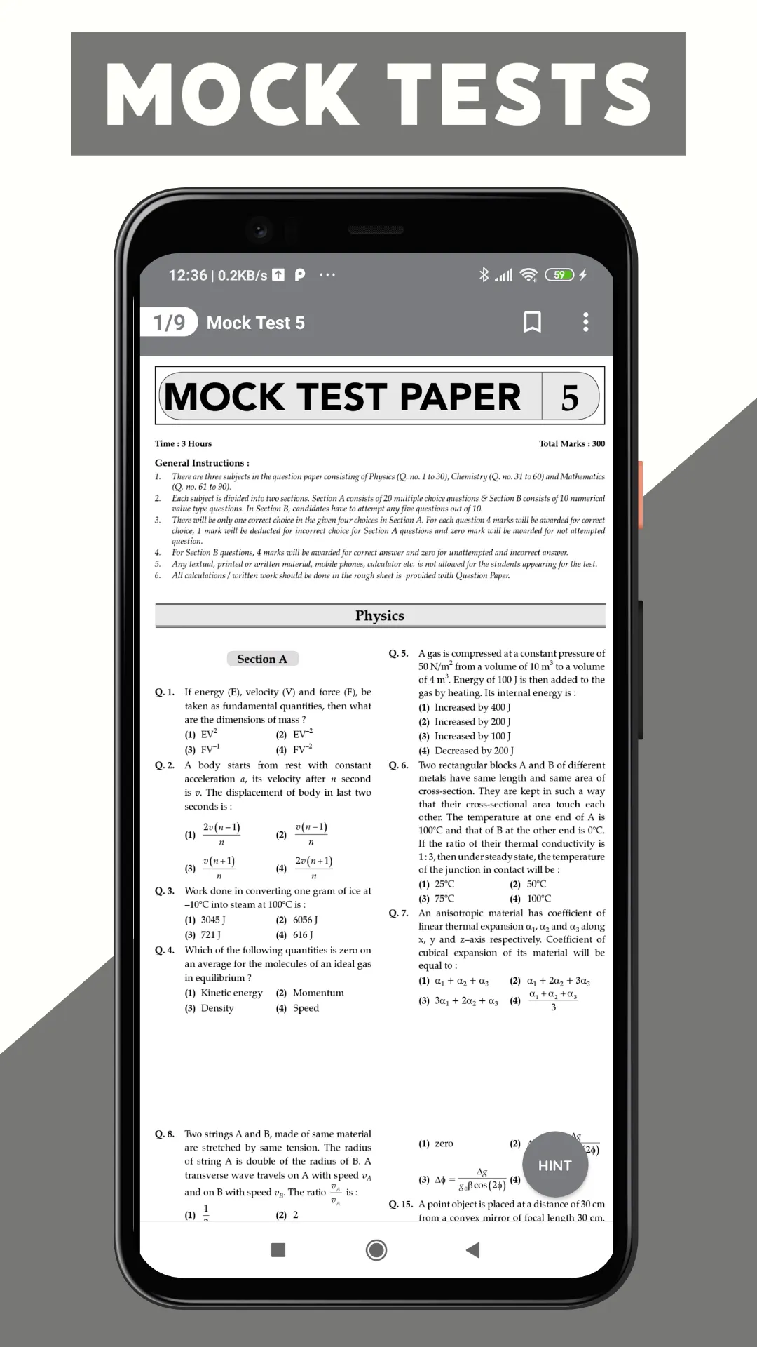 Maths - Past Year Papers | Indus Appstore | Screenshot