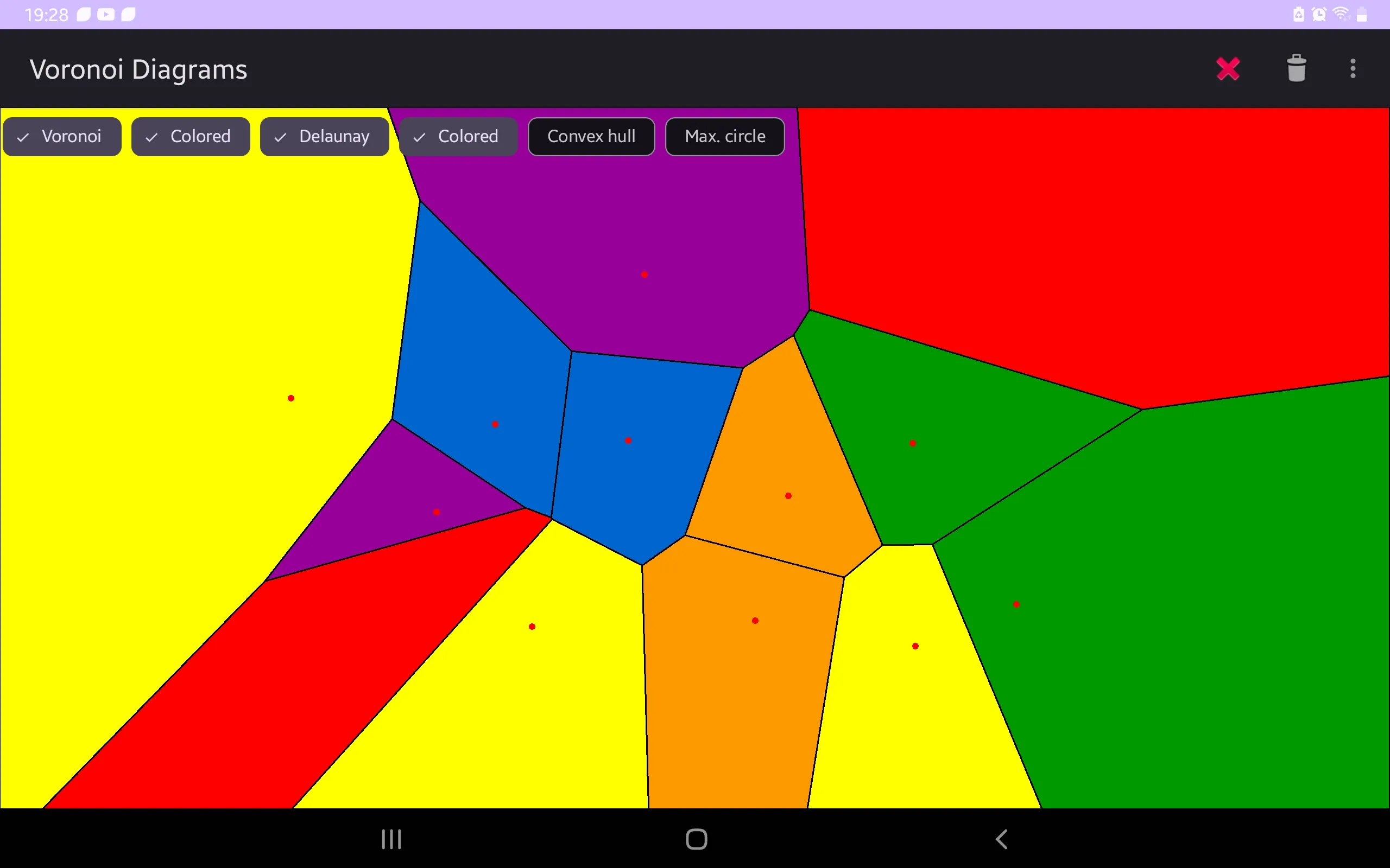 Voronoi Diagram | Indus Appstore | Screenshot