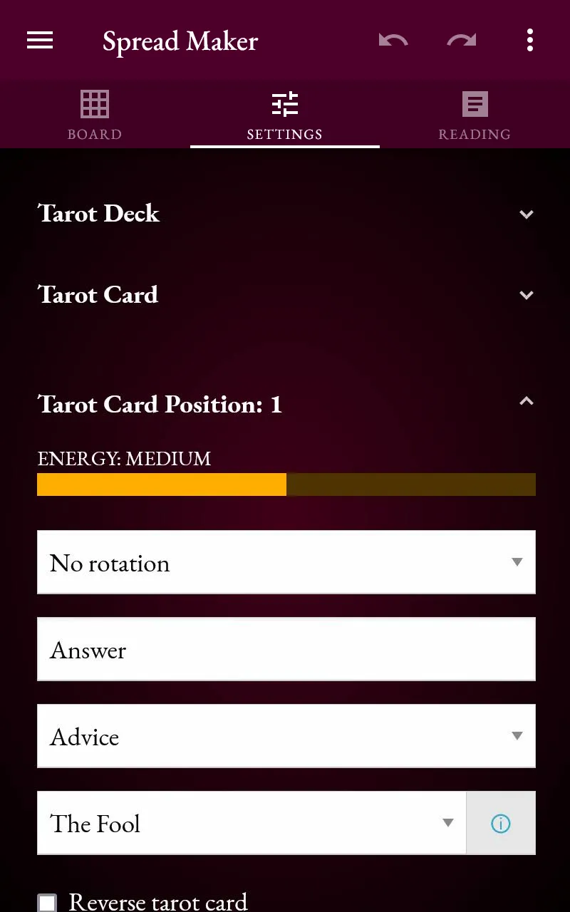 Tarot Spreader | Indus Appstore | Screenshot