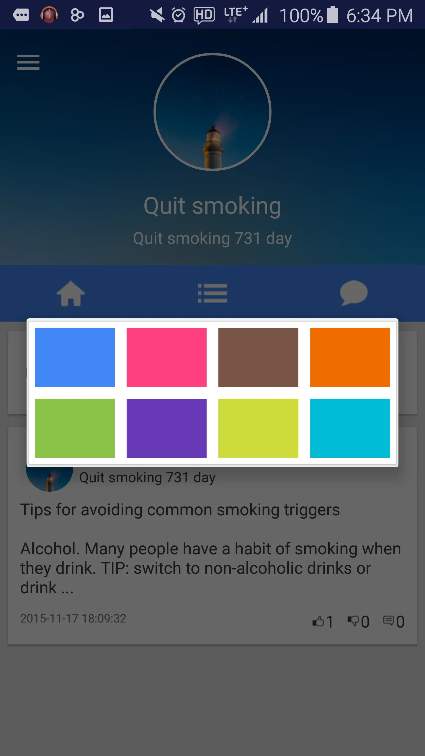 Quit Smoking -No smoking day | Indus Appstore | Screenshot