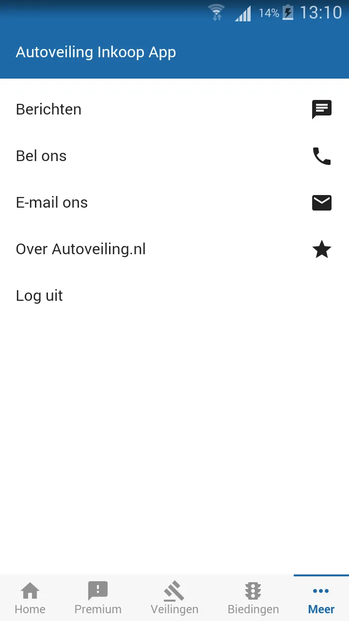 Inkoop App Autoveiling.nl | Indus Appstore | Screenshot