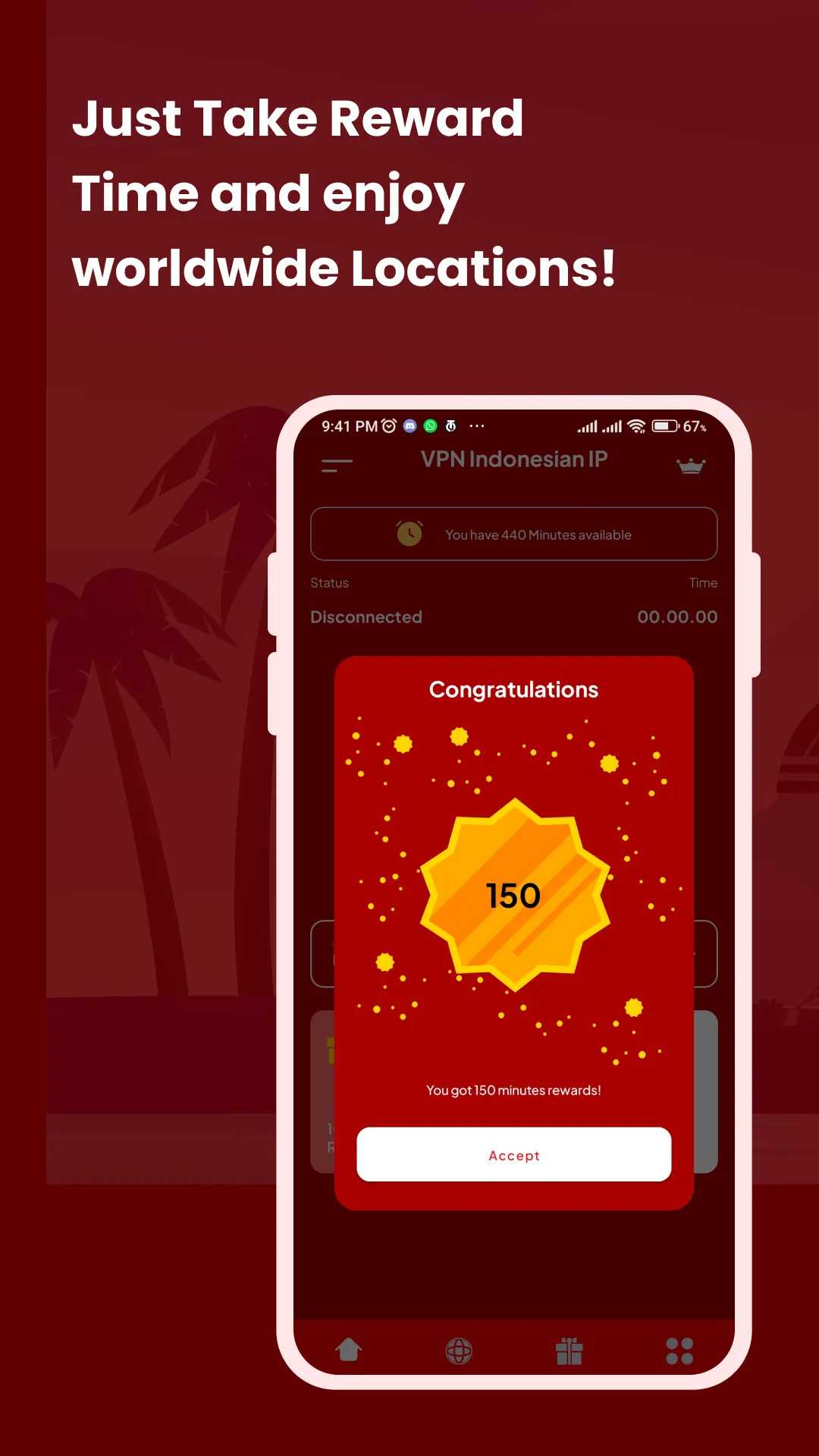 VPN Indonesia - Secure ID IP | Indus Appstore | Screenshot