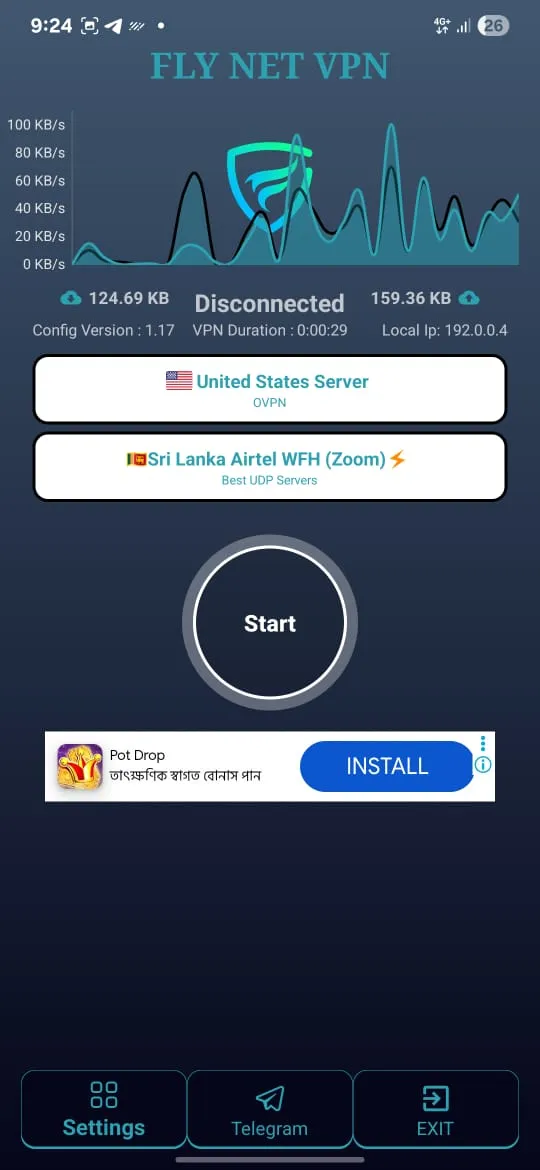 Fly Net VPN | Indus Appstore | Screenshot
